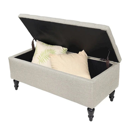 Maypex 38 in. Upholstered Storage Bench