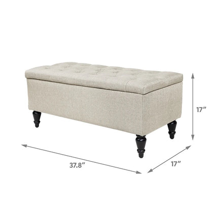 Maypex 38 in. Upholstered Storage Bench