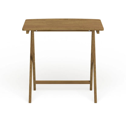 Copper Grove Goosefoot Folding TV Tray Table with Solid Hardwood