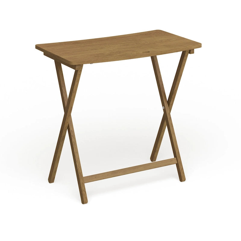 Copper Grove Goosefoot Folding TV Tray Table with Solid Hardwood