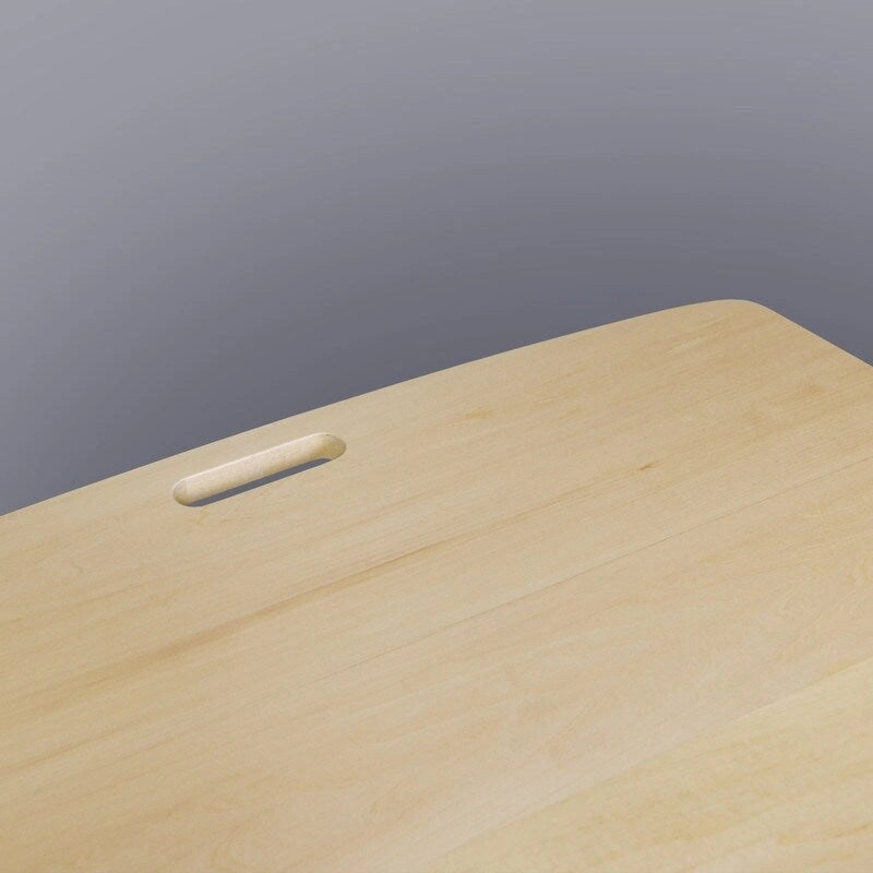 Copper Grove Goosefoot Folding TV Tray Table with Solid Hardwood