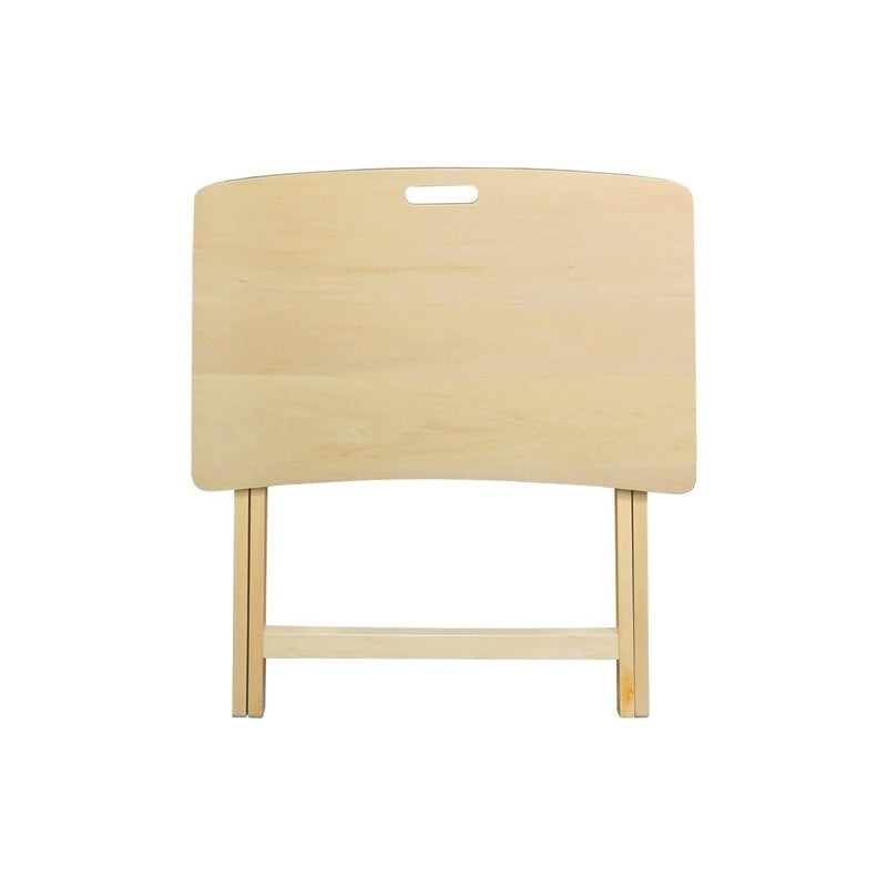 Copper Grove Goosefoot Folding TV Tray Table with Solid Hardwood