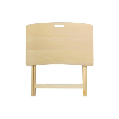 Copper Grove Goosefoot Folding TV Tray Table with Solid Hardwood