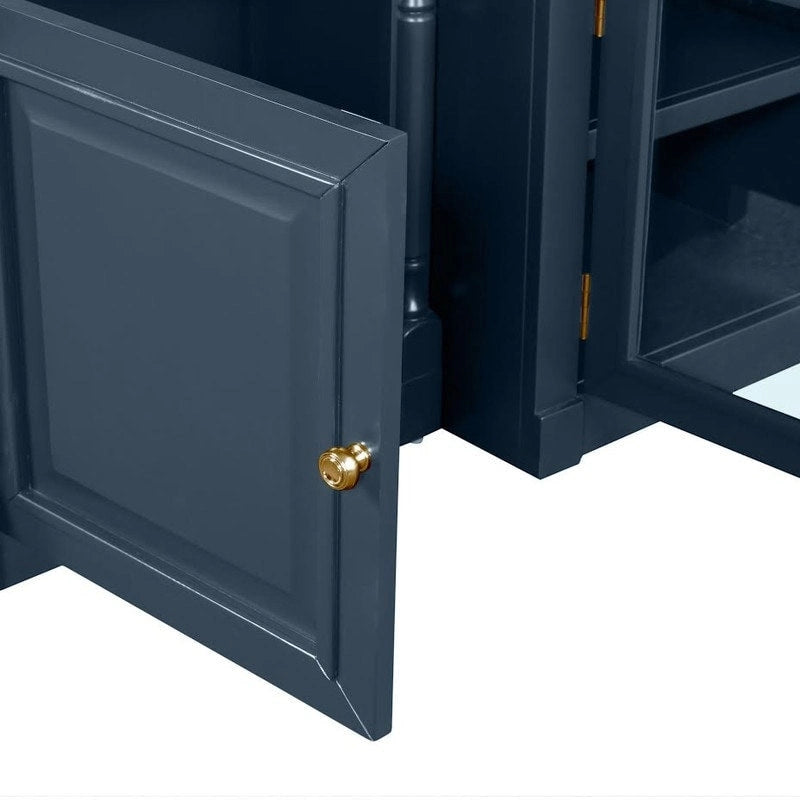 Virginia Solid Wood White Entertainment Center