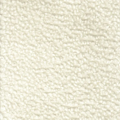 HomePop Armless Cloud Swivel Chair- White Sherpa