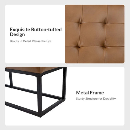 Alicia Classic Genuine Leather Durable Easy Suitable Bedroom Bench by HULALA HOME