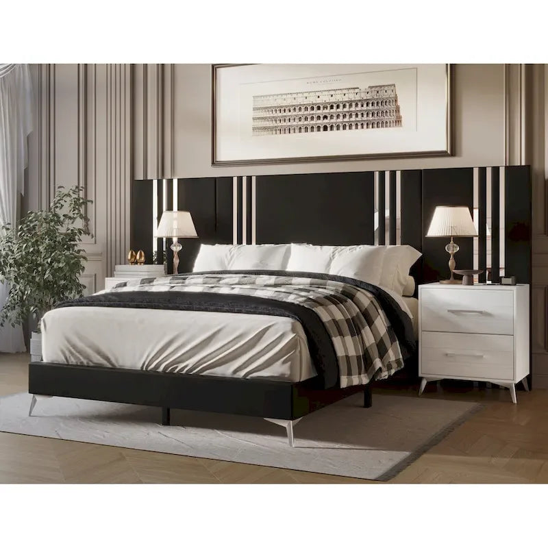 Laytec Upholstered Platform Bed
