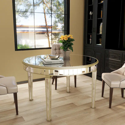 Contemporary Round Dining Table