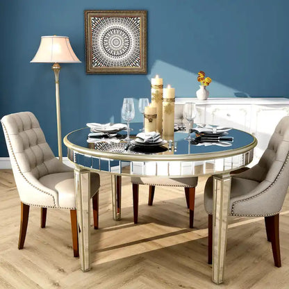 Contemporary Round Dining Table