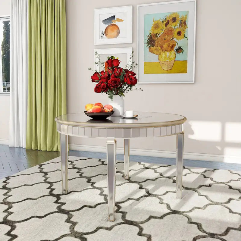 Contemporary Round Dining Table