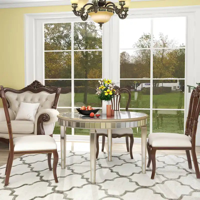 Contemporary Round Dining Table