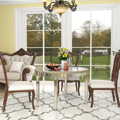 Contemporary Round Dining Table