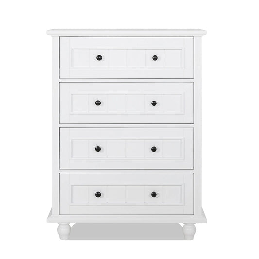 4 Drawer Large Chest Drawers Furniture Wide Storage Cabinet Bedroom Living Room