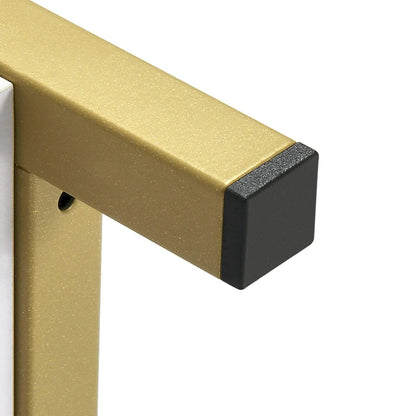 Moasis Makeup Vanity Table Computer Desk with 3 Fabric Drawers,Nail Art Desk Workstation