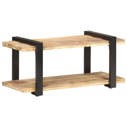 vidaXL TV Stand 35.4x15.7x15.7 Rough Mango Wood