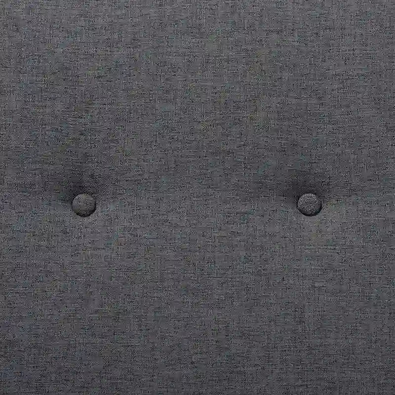 Theo Mid-Century Modern Fabric Upholstered Walnut Finished Bench - 17.9 High x 48.8 Wide x 18.3 Deep