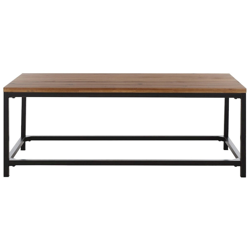 SAFAVIEH Aino Reclamined Wood Finish Coffee Table - 48 x 24 x 17.7 - 48Wx24Dx18H
