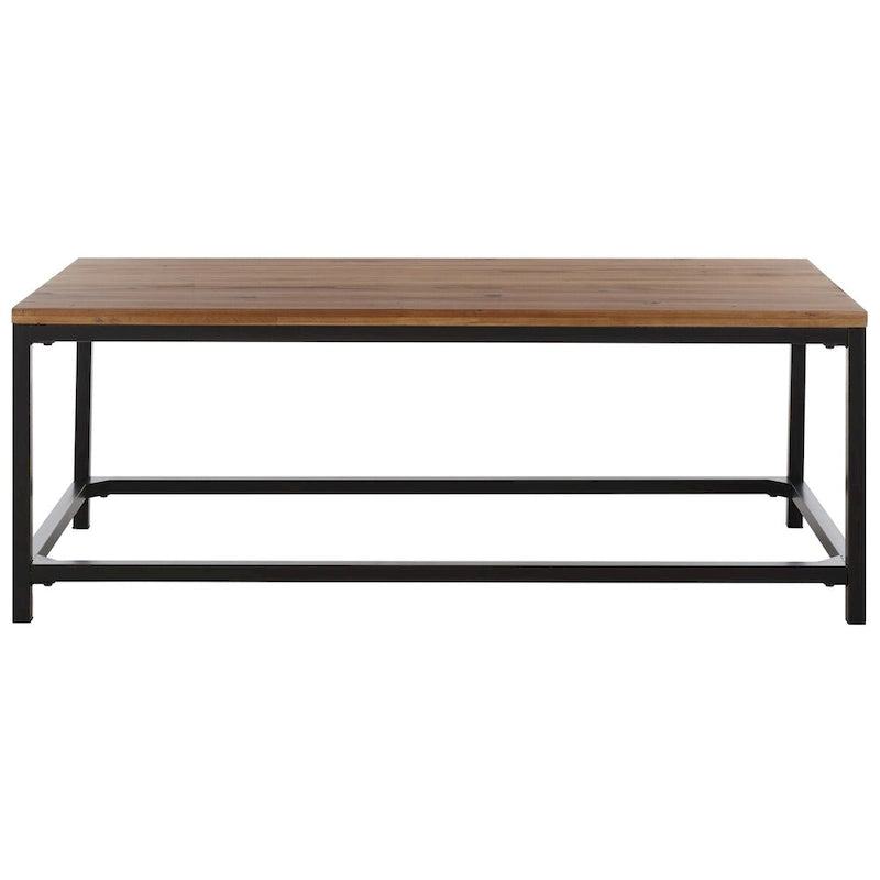 SAFAVIEH Aino Reclamined Wood Finish Coffee Table - 48 x 24 x 17.7 - 48Wx24Dx18H