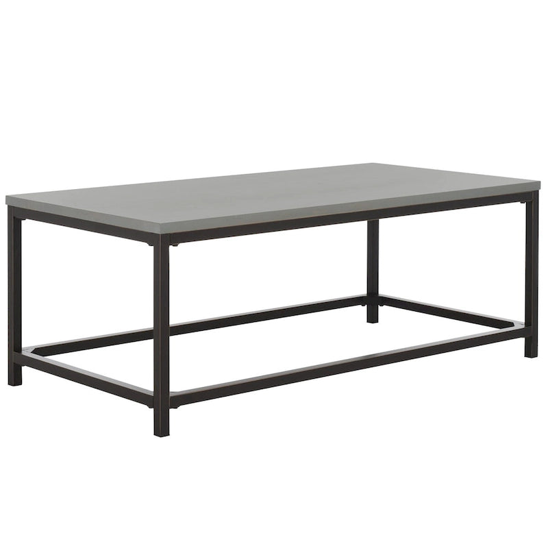 SAFAVIEH Aino Reclamined Wood Finish Coffee Table - 48 x 24 x 17.7 - 48Wx24Dx18H