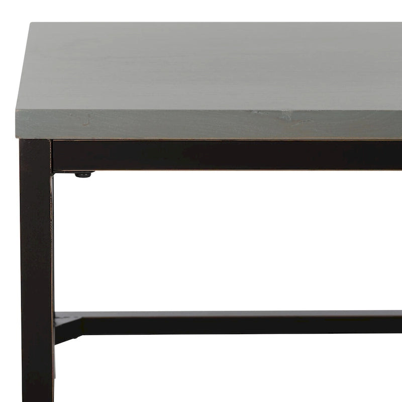 SAFAVIEH Aino Reclamined Wood Finish Coffee Table - 48 x 24 x 17.7 - 48Wx24Dx18H