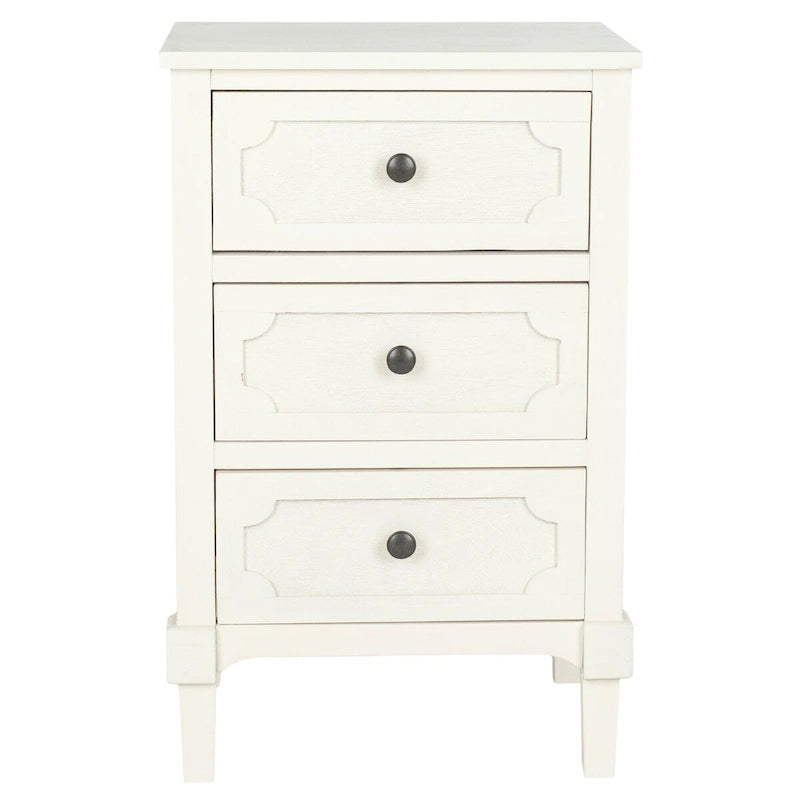 SAFAVIEH Dinah Grey 3-Drawer Storage Side Chest - 16.9 x 13.4 x 26.8 - 17Wx13Dx26H