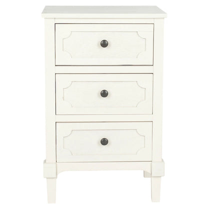 SAFAVIEH Dinah Grey 3-Drawer Storage Side Chest - 16.9 x 13.4 x 26.8 - 17Wx13Dx26H