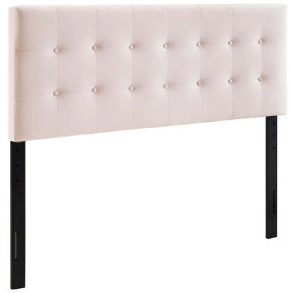 Carson Carrington Labbgard Queen Tufted Velvet Headboard
