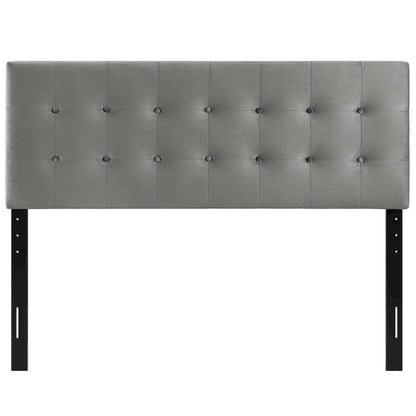 Carson Carrington Labbgard Queen Tufted Velvet Headboard