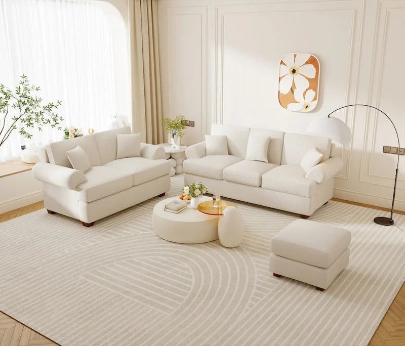 66 Fabric Sofa Sets Modern Loveseat Sofas for Living Room