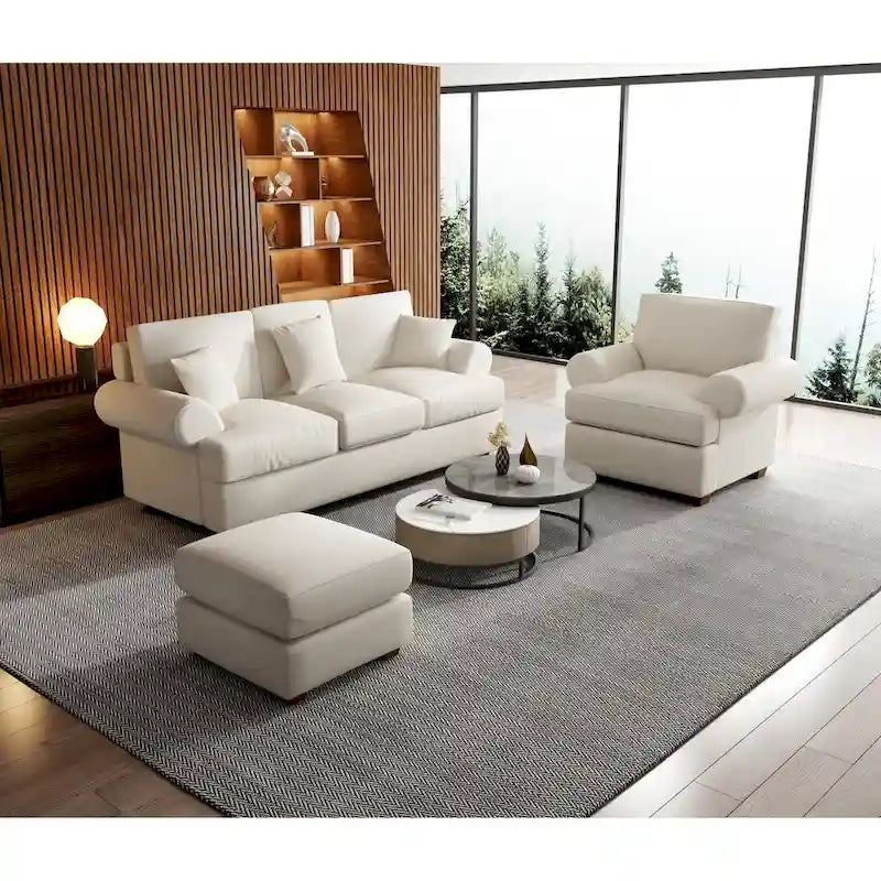 66 Fabric Sofa Sets Modern Loveseat Sofas for Living Room