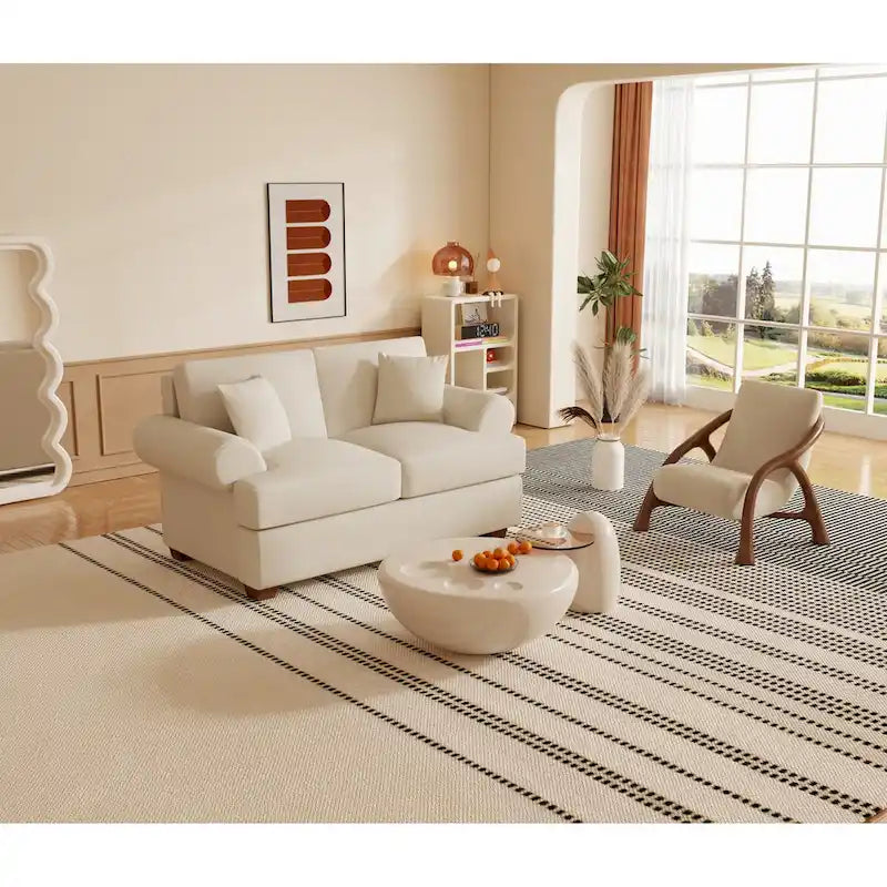 66 Fabric Sofa Sets Modern Loveseat Sofas for Living Room
