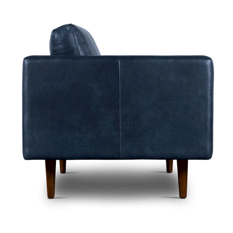 Poly & Bark Napa 72 Apartment Sofa - Full Grain Genuine Italian Leather