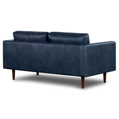 Poly & Bark Napa 72 Apartment Sofa - Full Grain Genuine Italian Leather