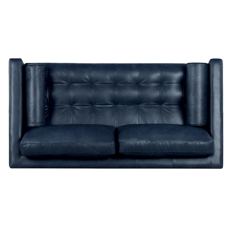 Poly & Bark Napa 72 Apartment Sofa - Full Grain Genuine Italian Leather