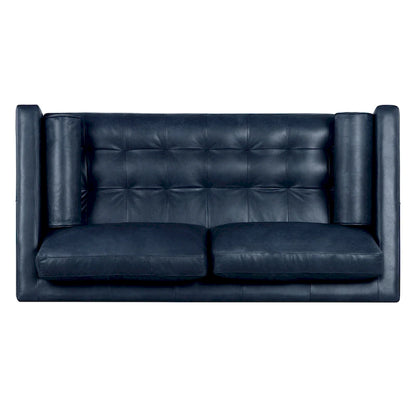 Poly & Bark Napa 72 Apartment Sofa - Full Grain Genuine Italian Leather