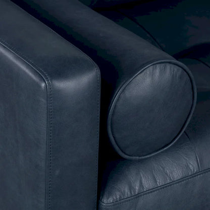 Poly & Bark Napa 72 Apartment Sofa - Full Grain Genuine Italian Leather