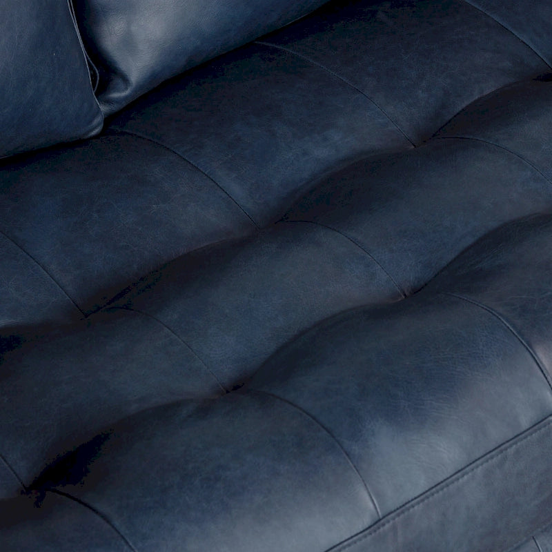 Poly & Bark Napa 72 Apartment Sofa - Full Grain Genuine Italian Leather