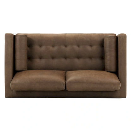 Poly & Bark Napa 72 Apartment Sofa - Full Grain Genuine Italian Leather