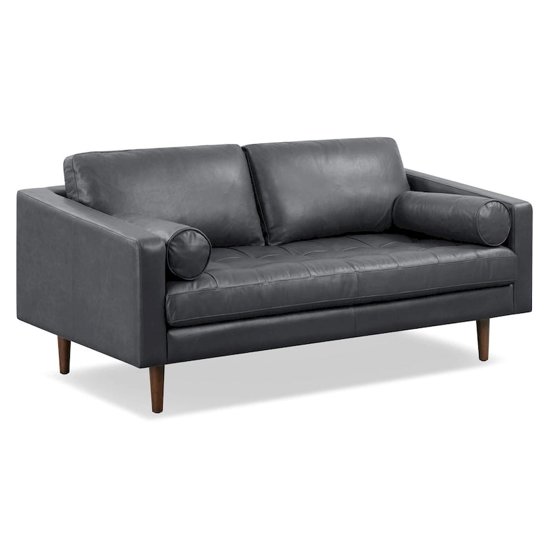 Poly & Bark Napa 72 Apartment Sofa - Full Grain Genuine Italian Leather