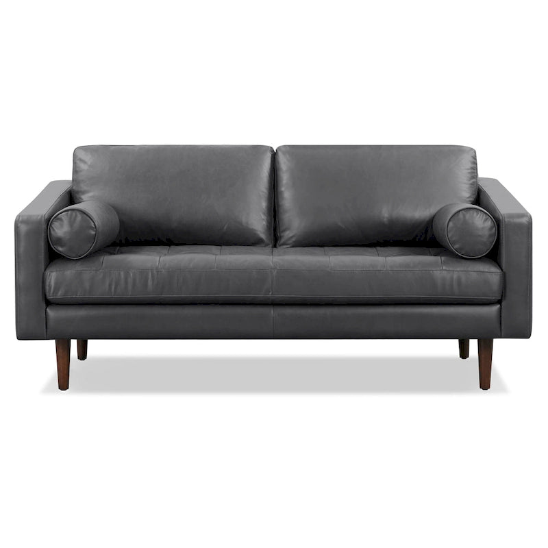 Poly & Bark Napa 72 Apartment Sofa - Full Grain Genuine Italian Leather