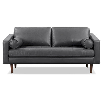 Poly & Bark Napa 72 Apartment Sofa - Full Grain Genuine Italian Leather