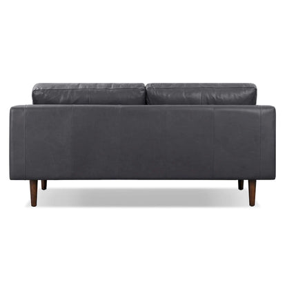 Poly & Bark Napa 72 Apartment Sofa - Full Grain Genuine Italian Leather