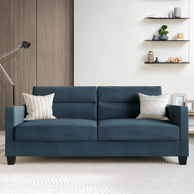 CraftPorch Clean and Minimalist Linen Upholstered 3-Piece Living Room Set