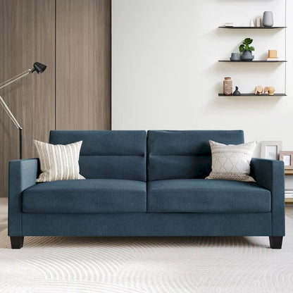 CraftPorch Clean and Minimalist Linen Upholstered 3-Piece Living Room Set