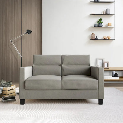 CraftPorch Clean and Minimalist Linen Upholstered 3-Piece Living Room Set