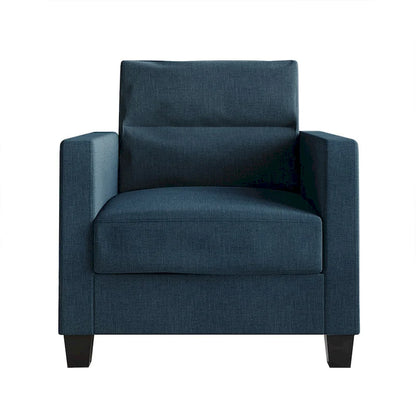 CraftPorch Clean and Minimalist Linen Upholstered 3-Piece Living Room Set