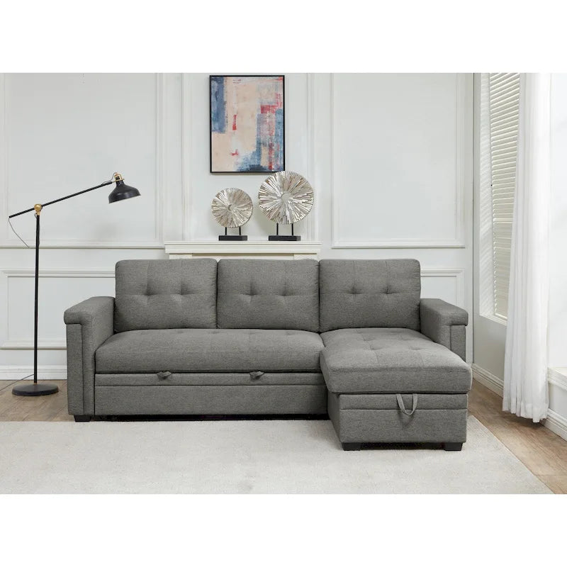 Storage Convertible Reversible Sectional Sofa