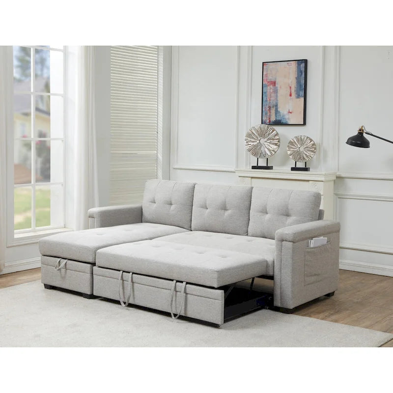Storage Convertible Reversible Sectional Sofa