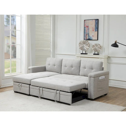 Storage Convertible Reversible Sectional Sofa