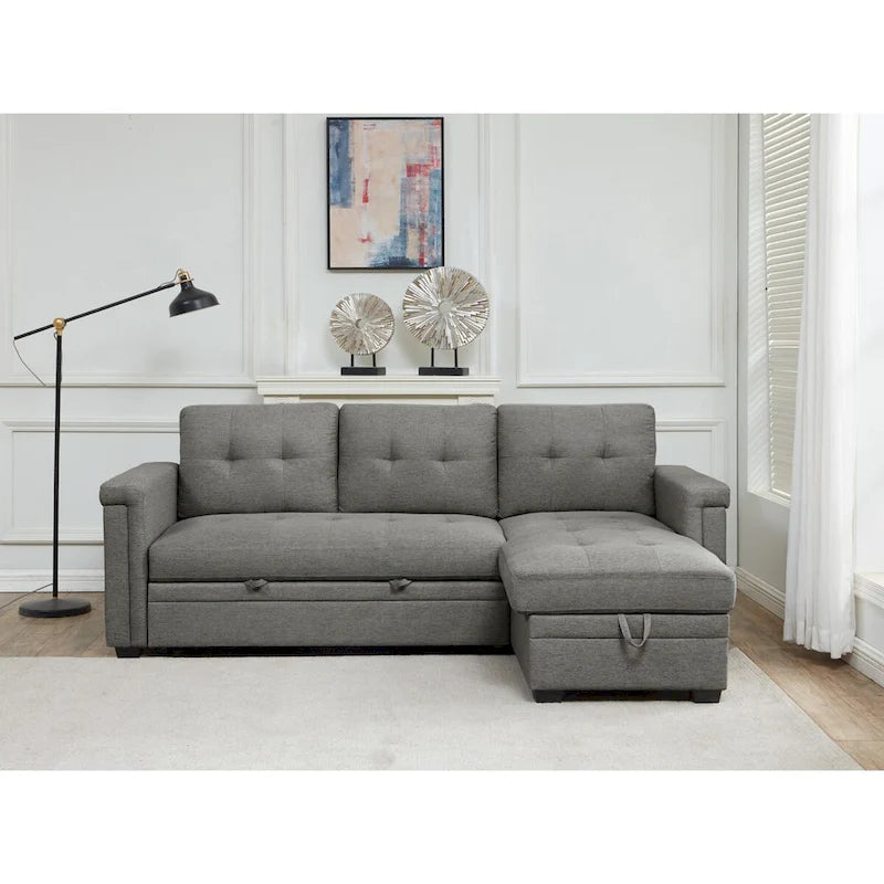 Storage Convertible Reversible Sectional Sofa
